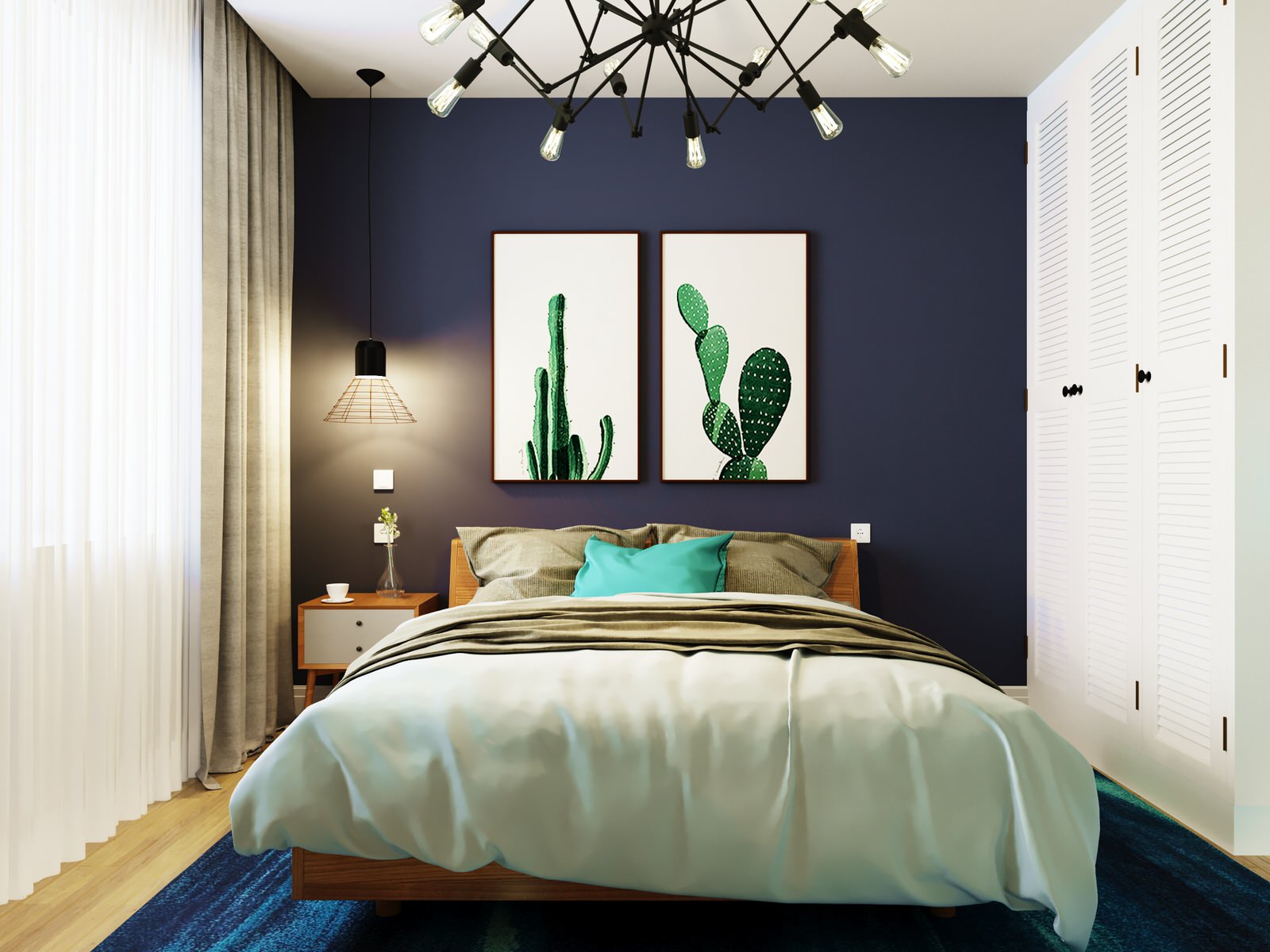 Обложка проекта: Дизайн спальни для молодого парня