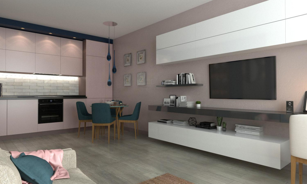 Проект квартиры "Капучино и МОРЕ"