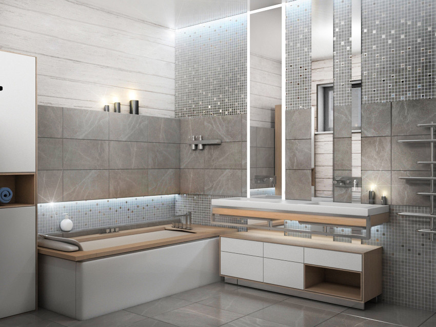 Совместить несовместимое! Минимализм в доме из клееного бруса.