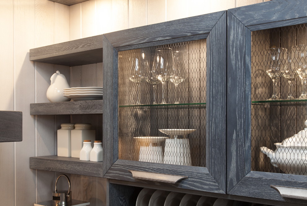 Кухонный гарнитур "Агата" серый агат