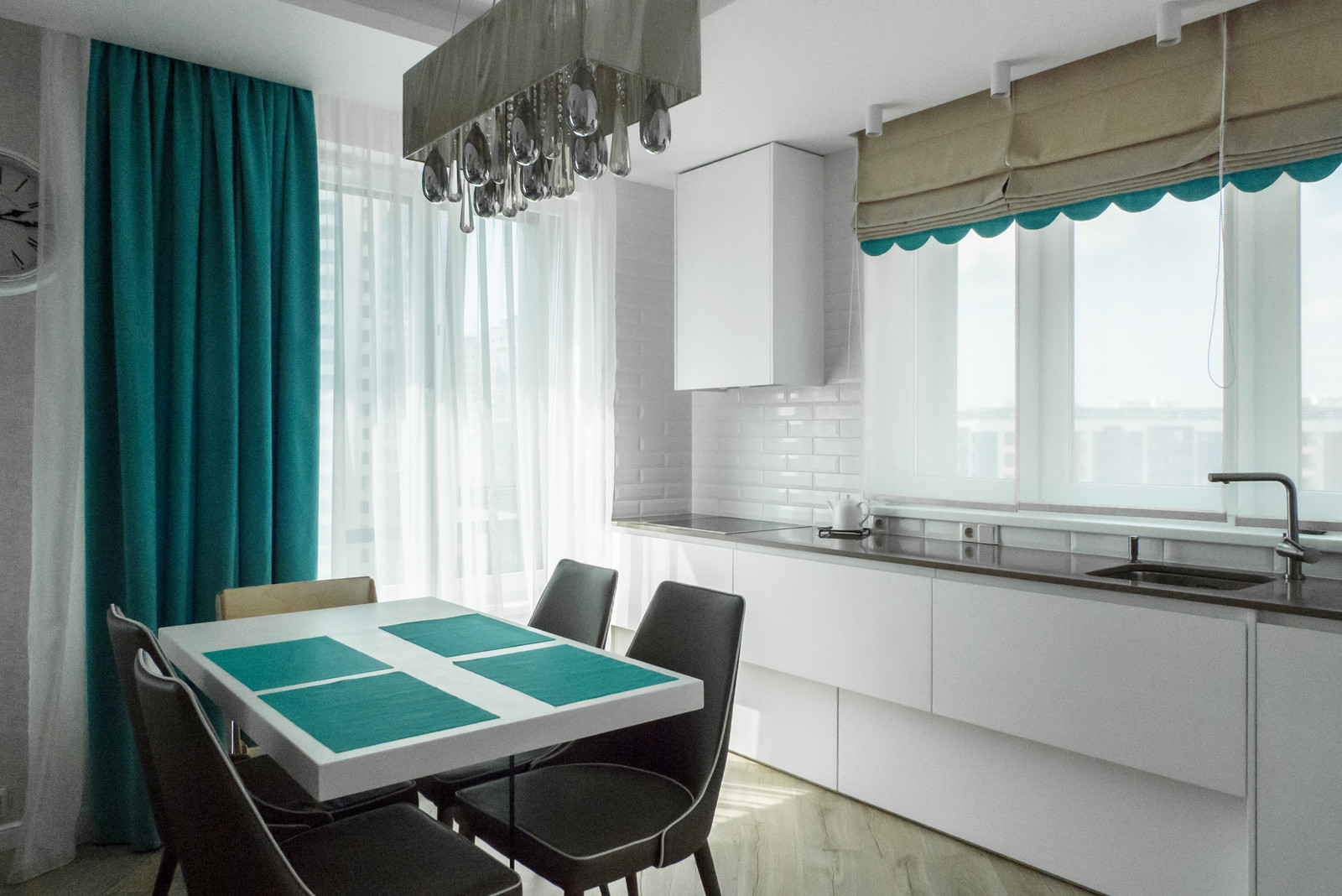 ЖК Легенда на Яхтенной кухня-гостиная