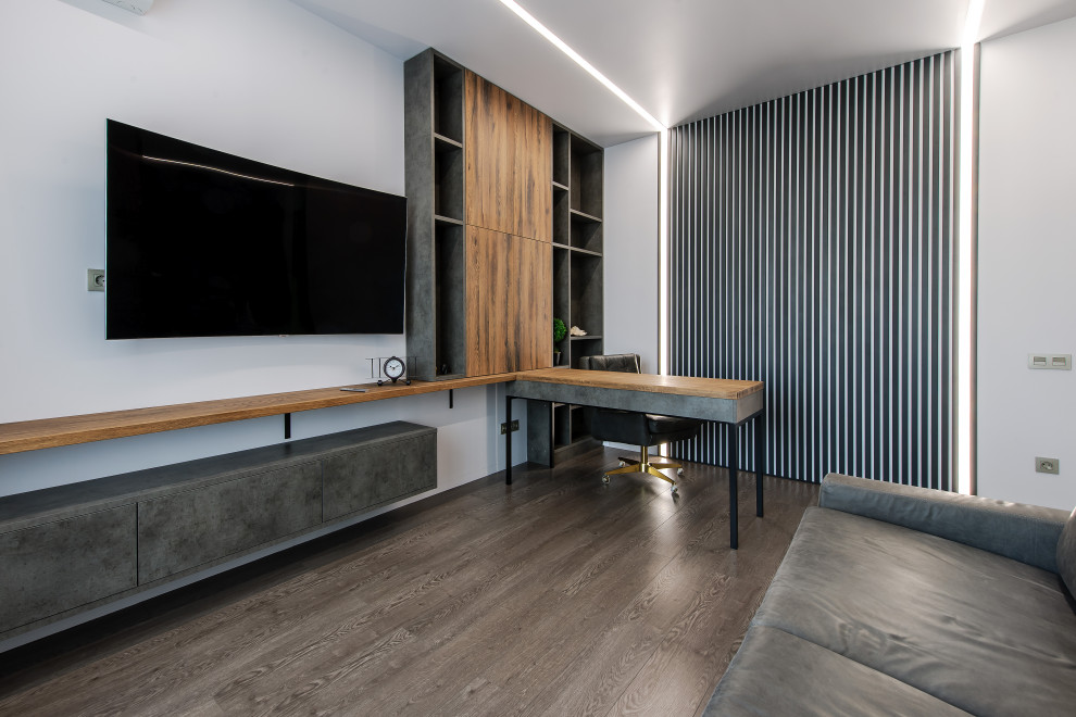 Кабинет. Дизайн проект квартиры на Петровском острове