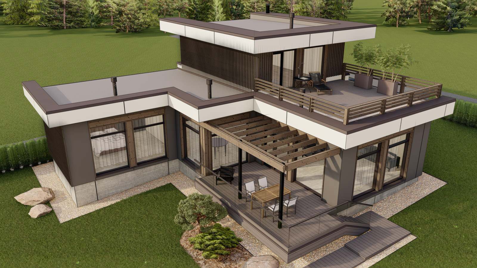 Реконструкция каркасного дома в г. Казань