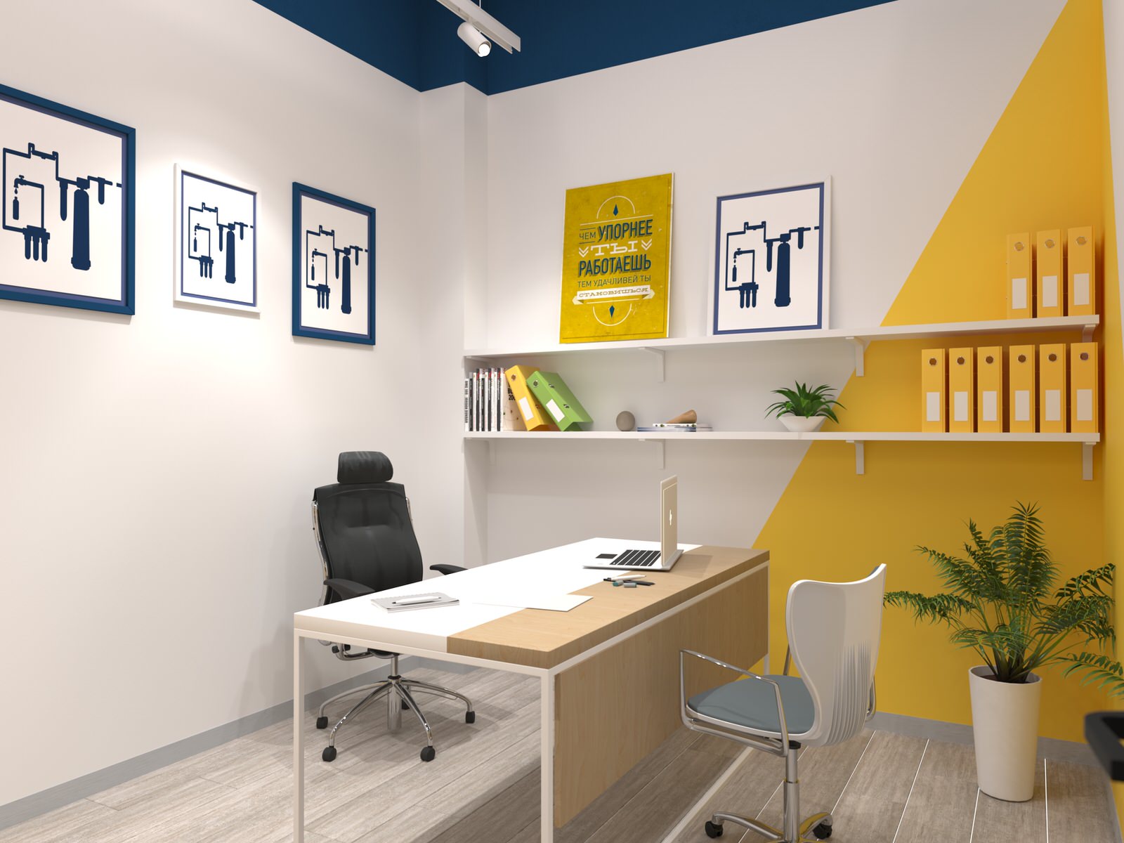 Обложка проекта: Офис в цокольном помещении ЖК "Аманат"