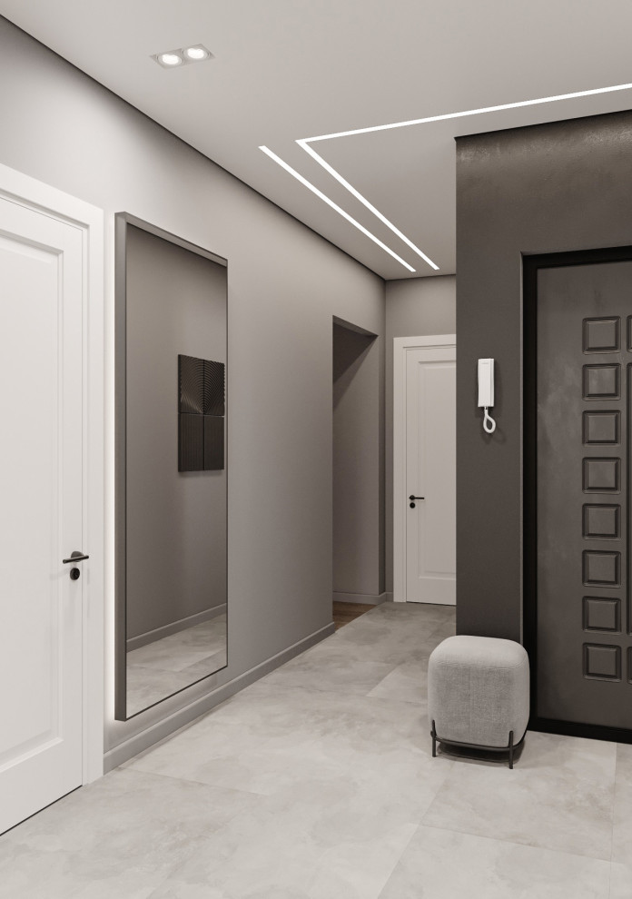 Дизайн-проект трехкомнатной квартиры 80 кв.м. Проект 2024г.