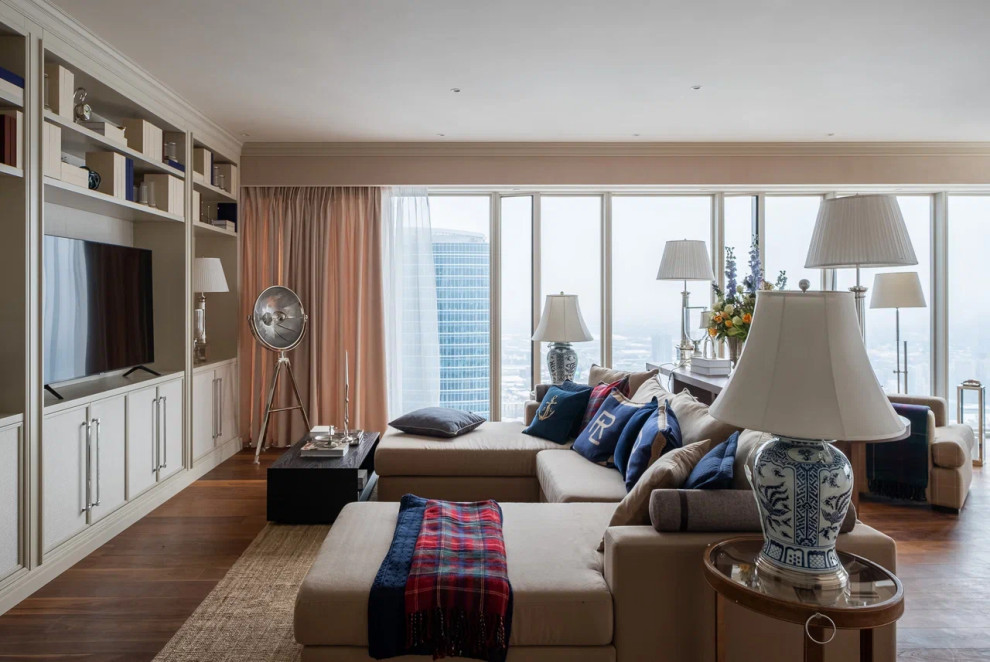 Дизайн интерьера апартаментов в ОКО, Москва-Сити (180 м2)