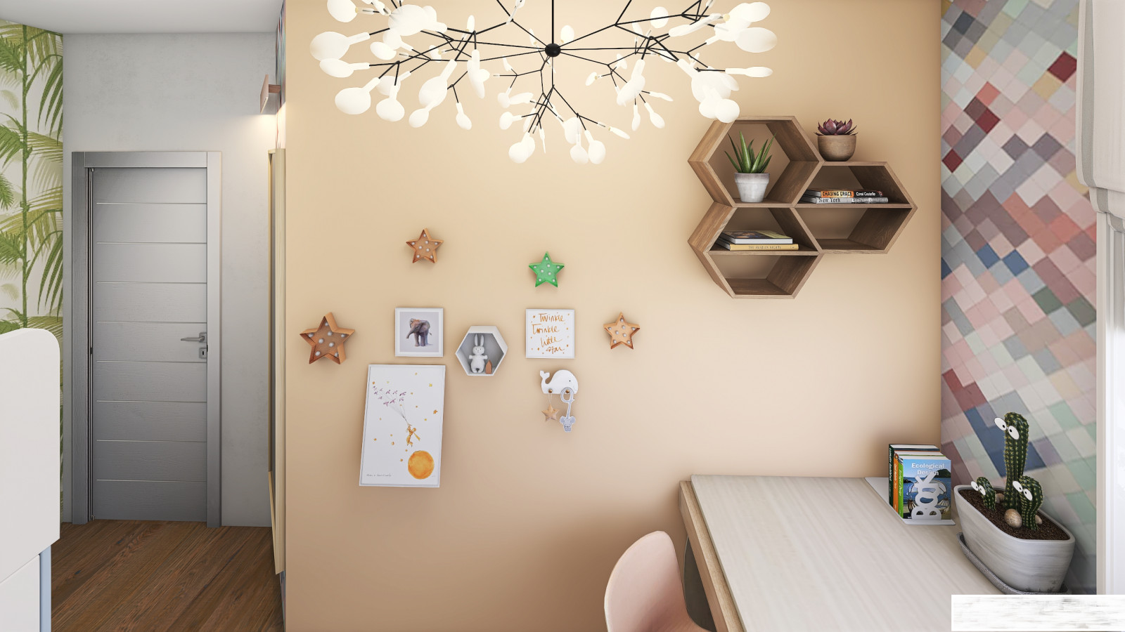 как переделать одну комнату с двумя окнами на две?