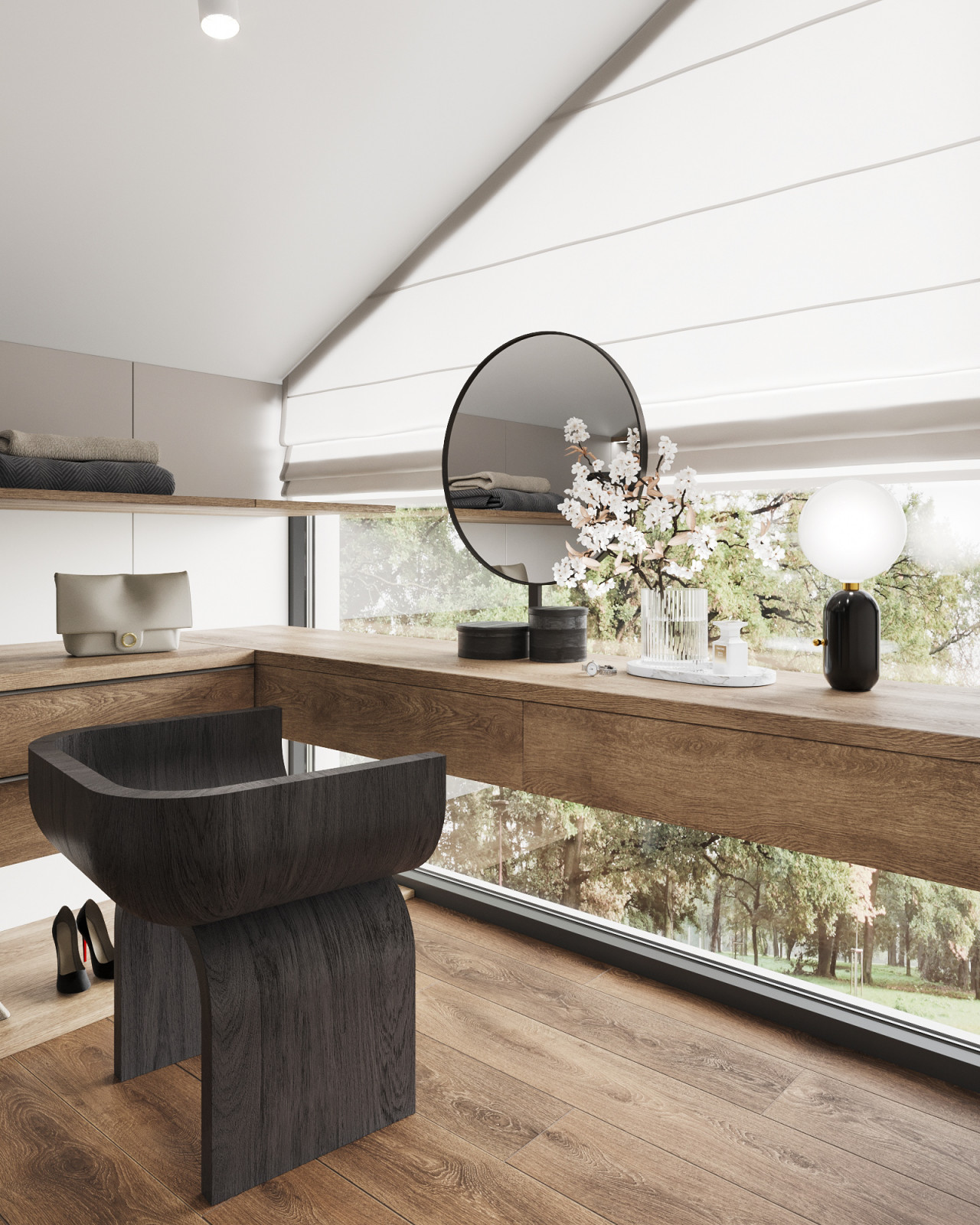 Дом 268м2. Гардеробная