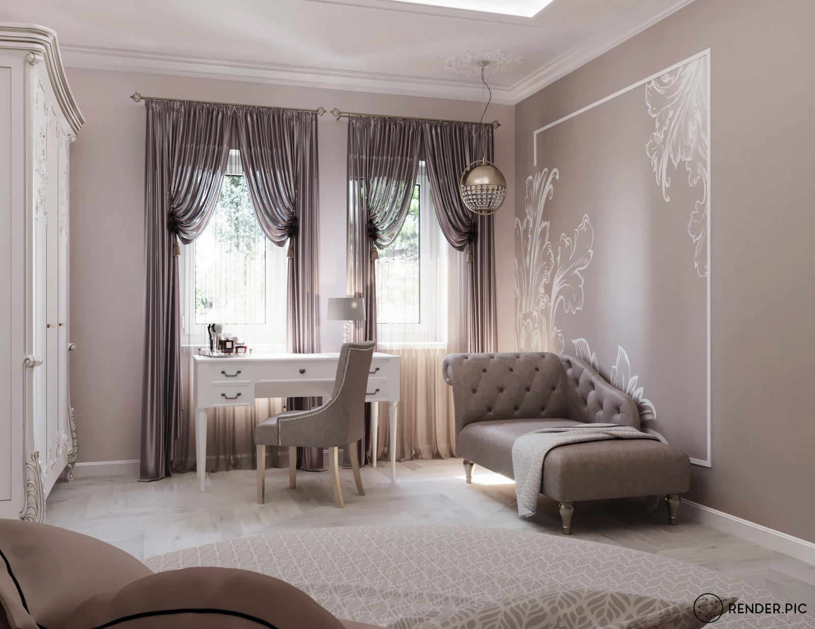 Визуализация - классический интерьер