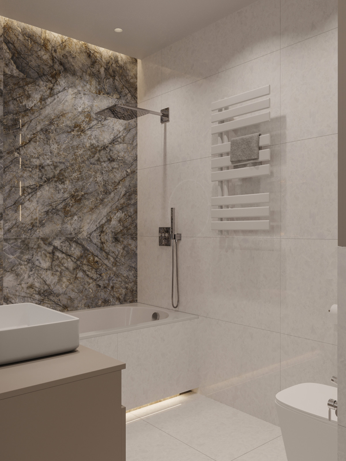 Современная квартира 94 м² - проект для семьи с ребёнком