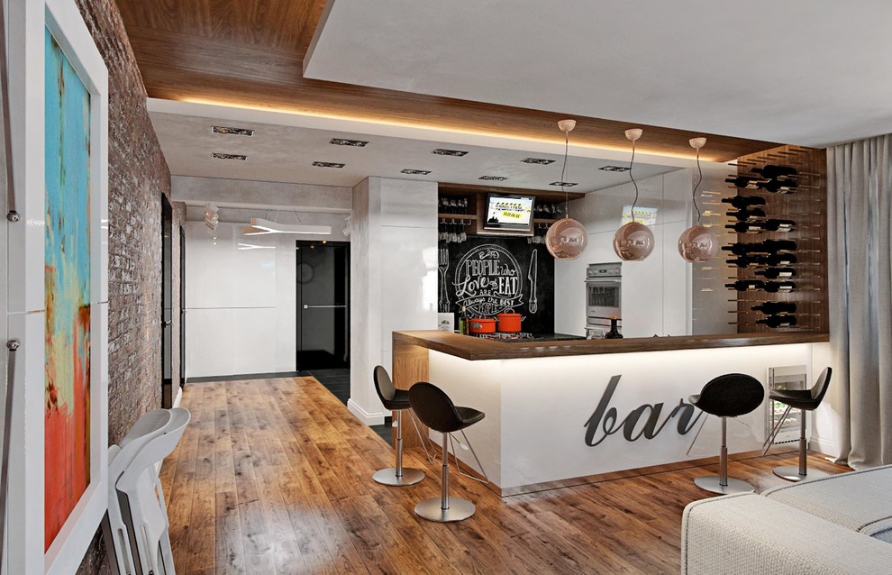 Мужской интерьер в стиле лофт.