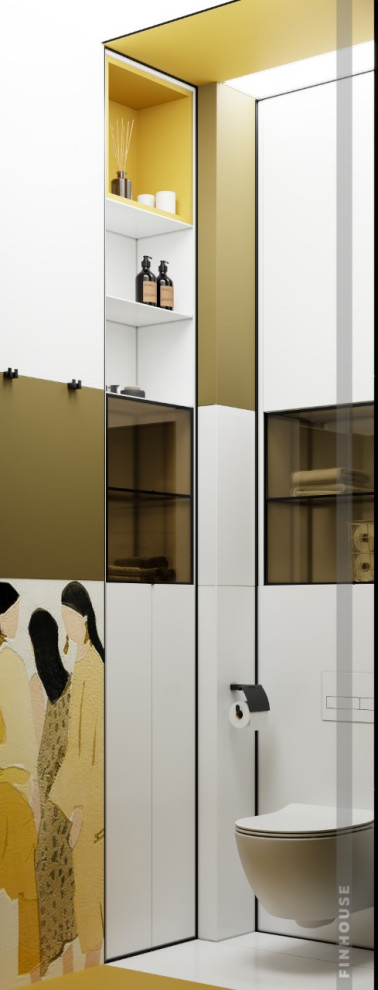 Проект двухкомнатной квартиры (57 м²) в Санкт-Петербурге