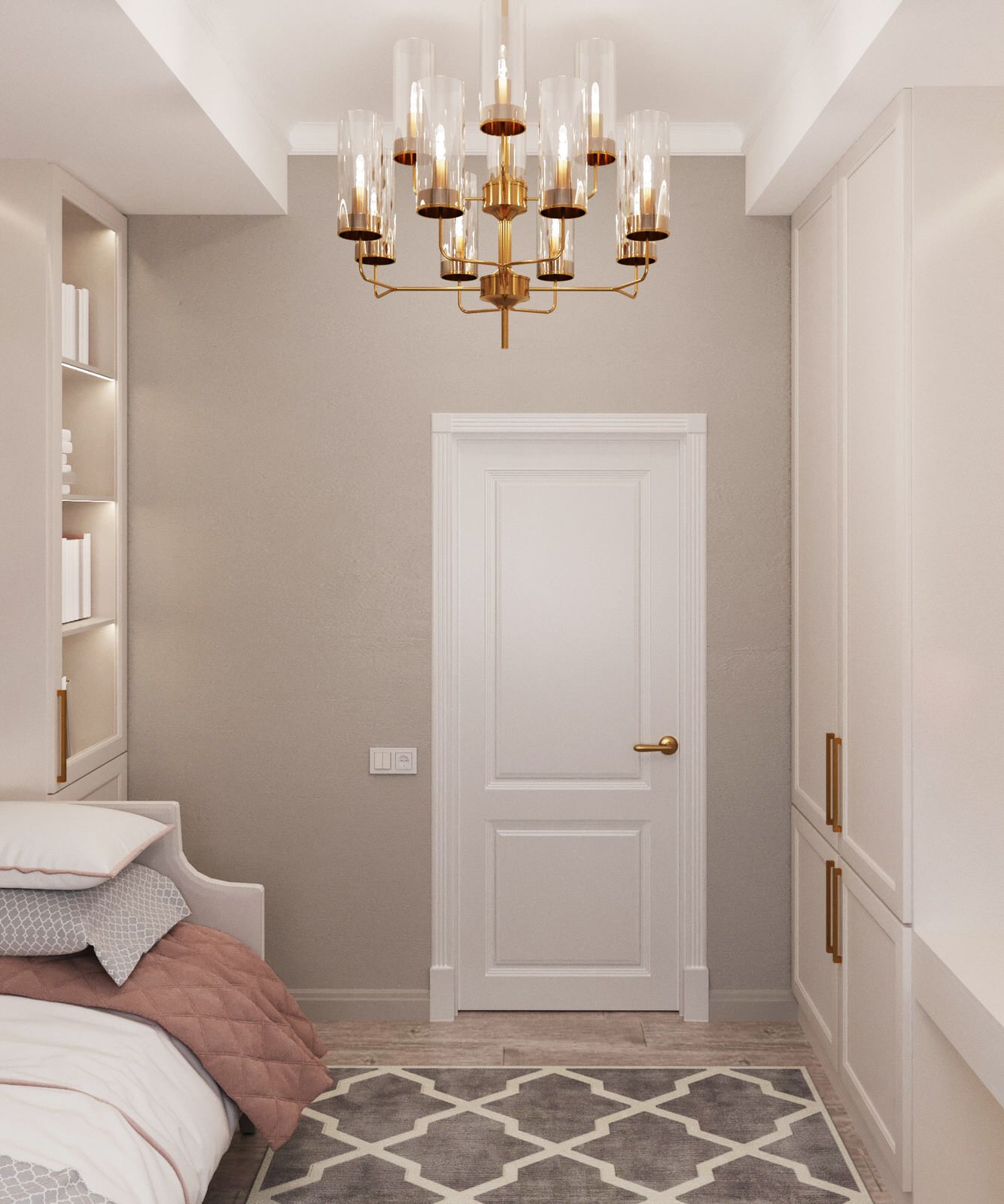 Визуализация детской спальни №2.