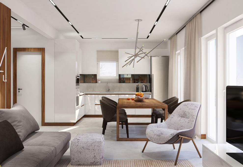 Современный двухэтажный жилой дом в Колтушах 130м2