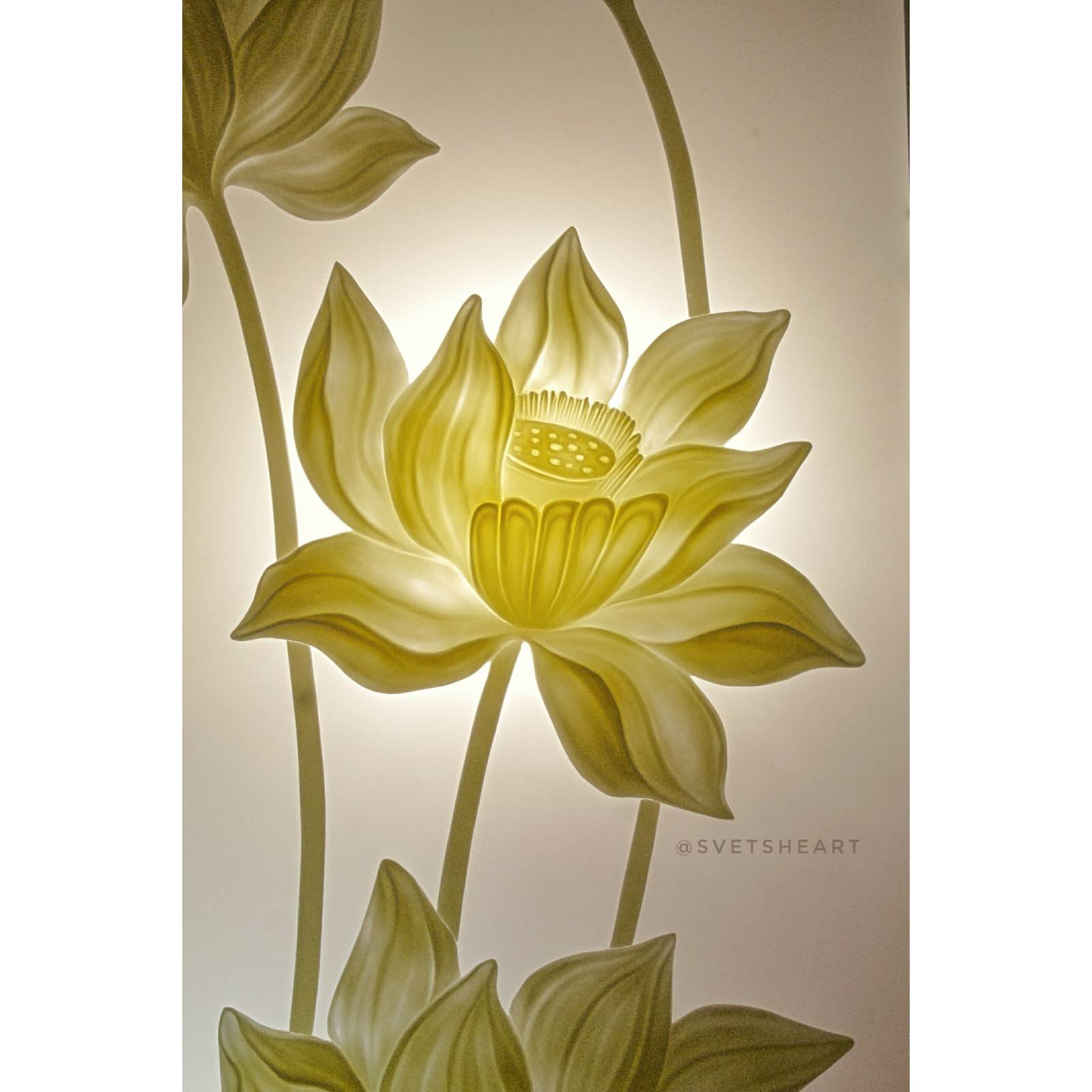 Обложка проекта: Световое панно барельеф подвесное