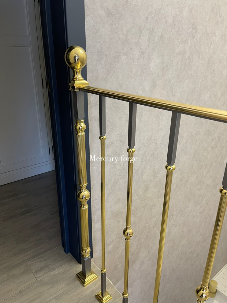 Лестница, латунное ограждение, Grande forge(Франция), коллекция "Графиня"