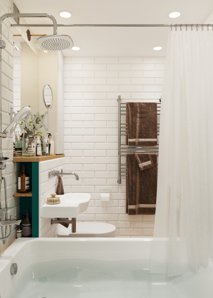 Дизайн маленькой ванной