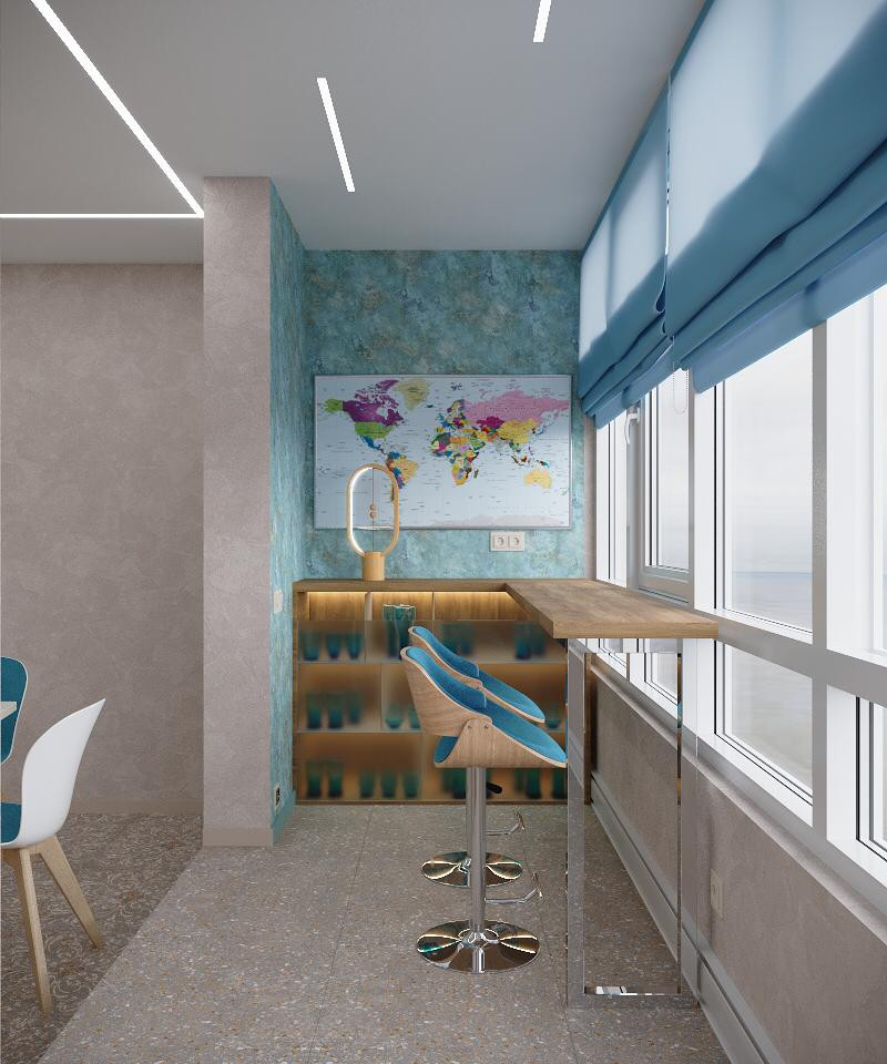 Балкон с видом на Финский залив