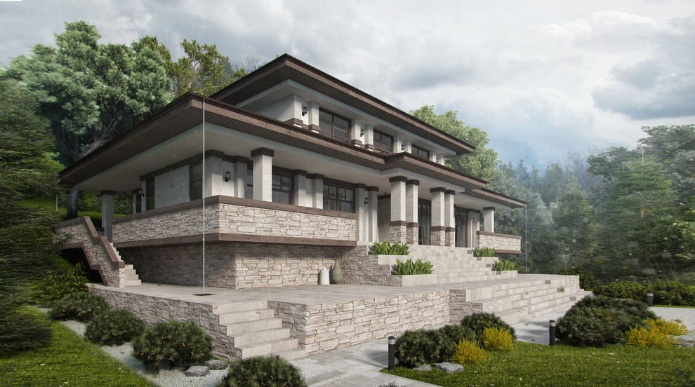 Проекты в стиле Ф.Л.Райта \ Wright style