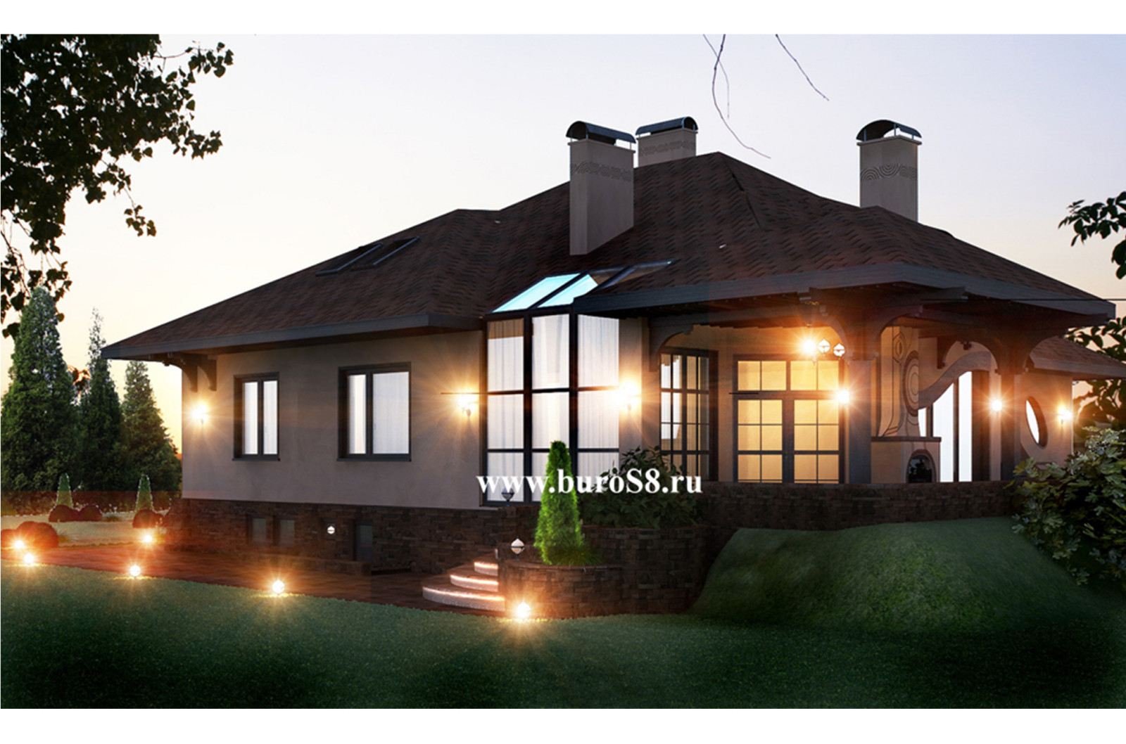 п. Жуковка Частный дом - 550 кв.м