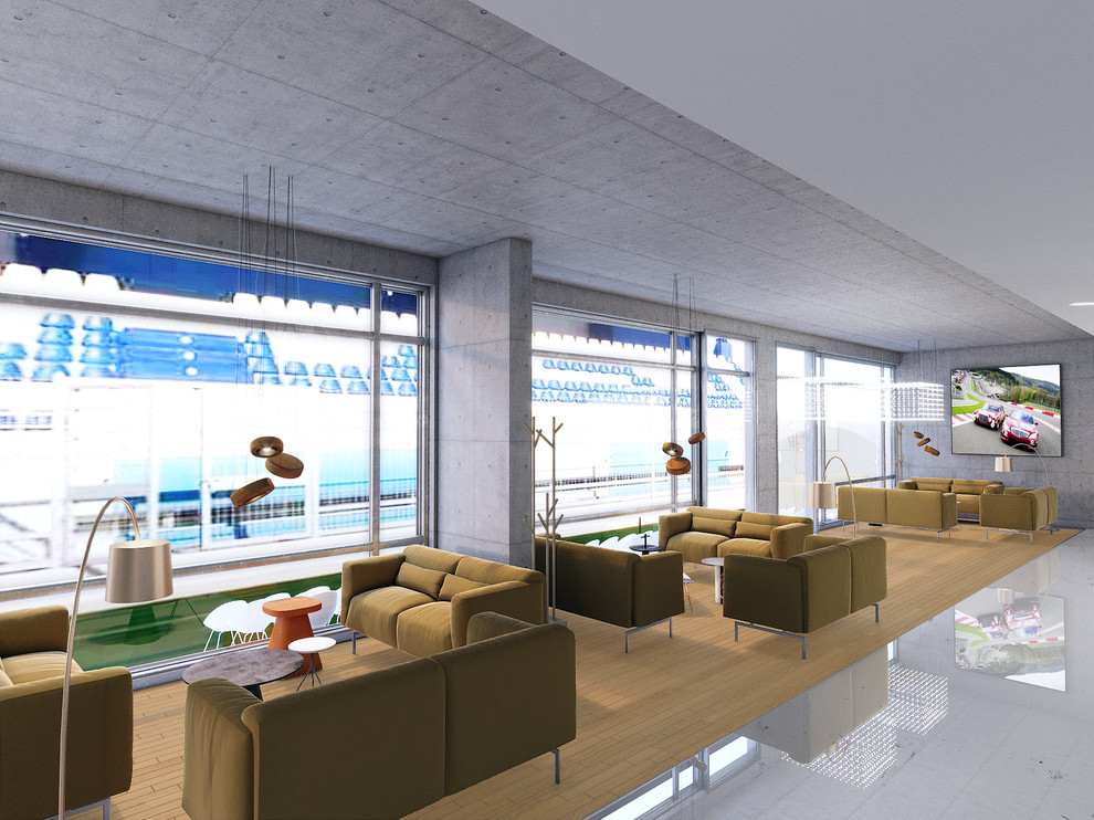 Лаунж зона для ВИП персон крупного автомобильного концерна