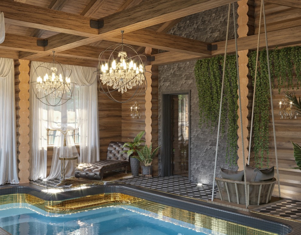 Обложка проекта: Бассейн в банном комплексе