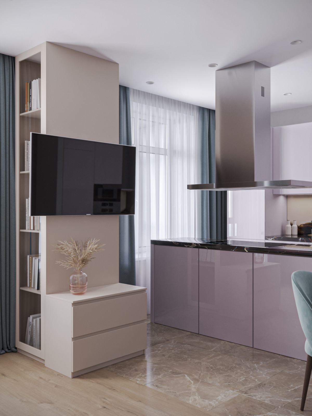 Кухня-гостиная