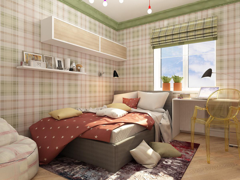 Квартира с белой спальней