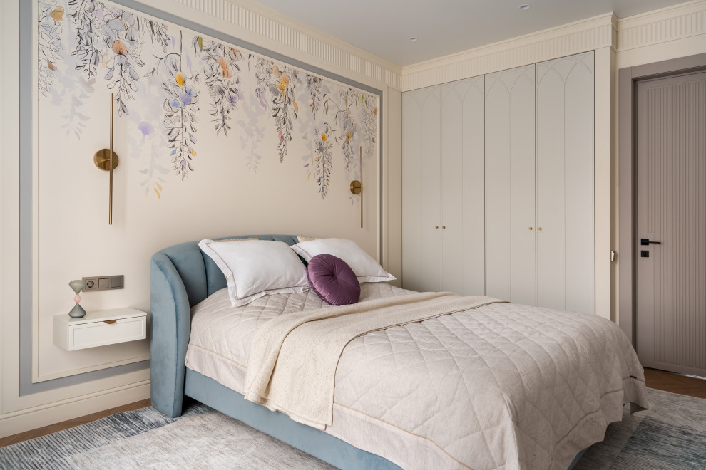 Шкаф с фрезеровкой в спальню