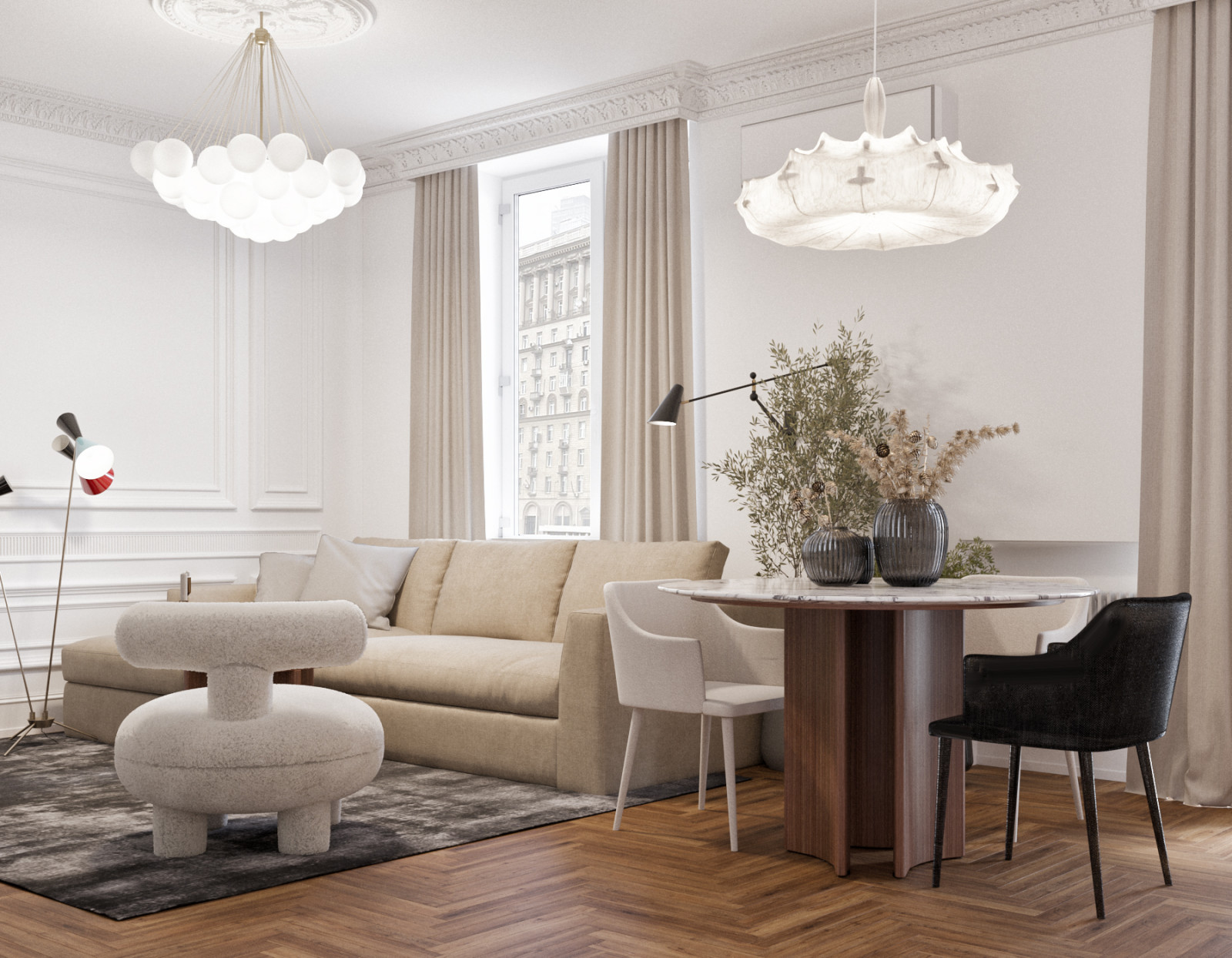 Квартира в сталинском доме на Кутузовском проспекте