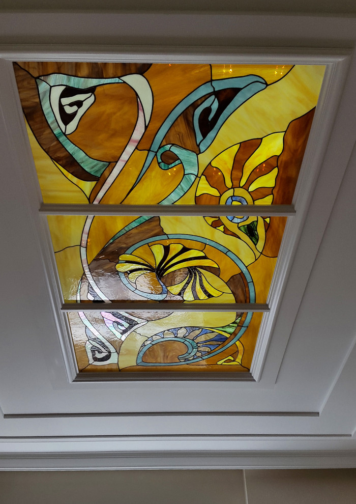 Художественные витражи в технике тиффани