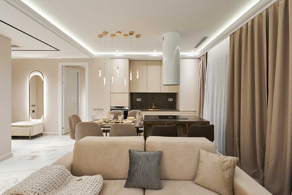 Евро 4-комнатная квартира 130 кв/м с террасой в ЖК «D1»