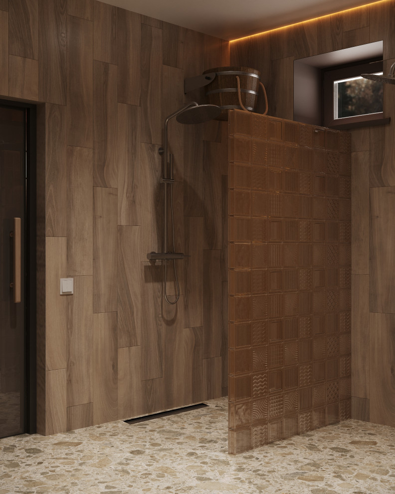 Проект Дома отдыха с сауной, расположенного под Санкт-Петербургом