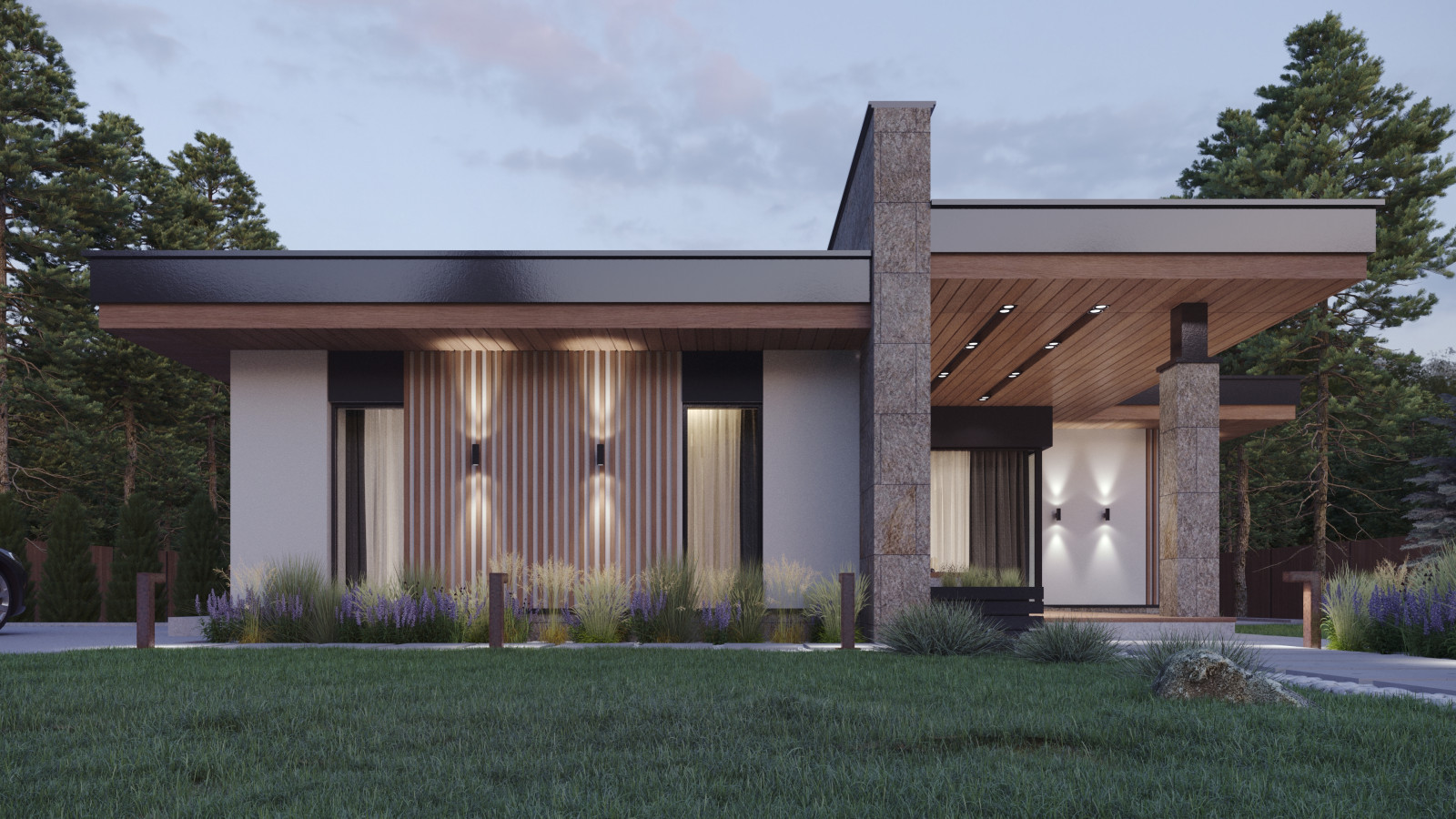 Обложка проекта: Проект дома для загородного отдыха в горах, Челябинская область