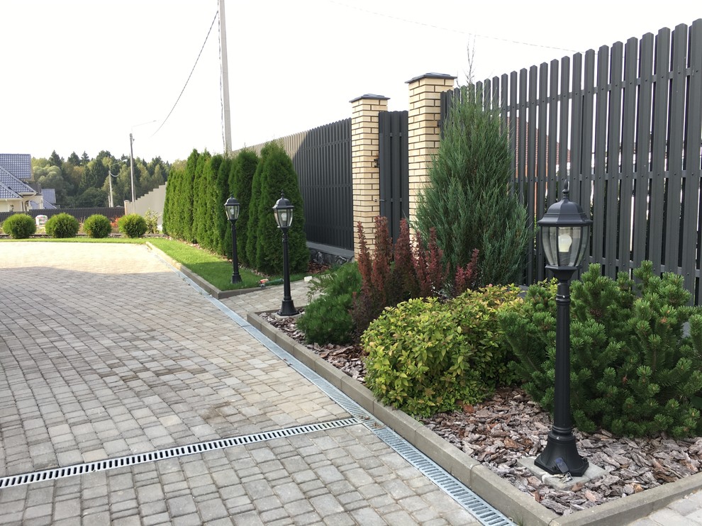 Ландшафтный дизайн сада в поселке "Олимп"