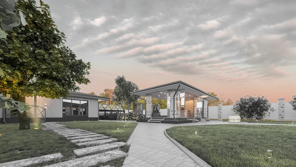 Дом с ландшафтом Воронеж