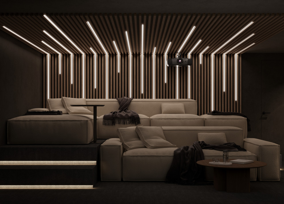 Цокольный этаж дома Тихая роскошь