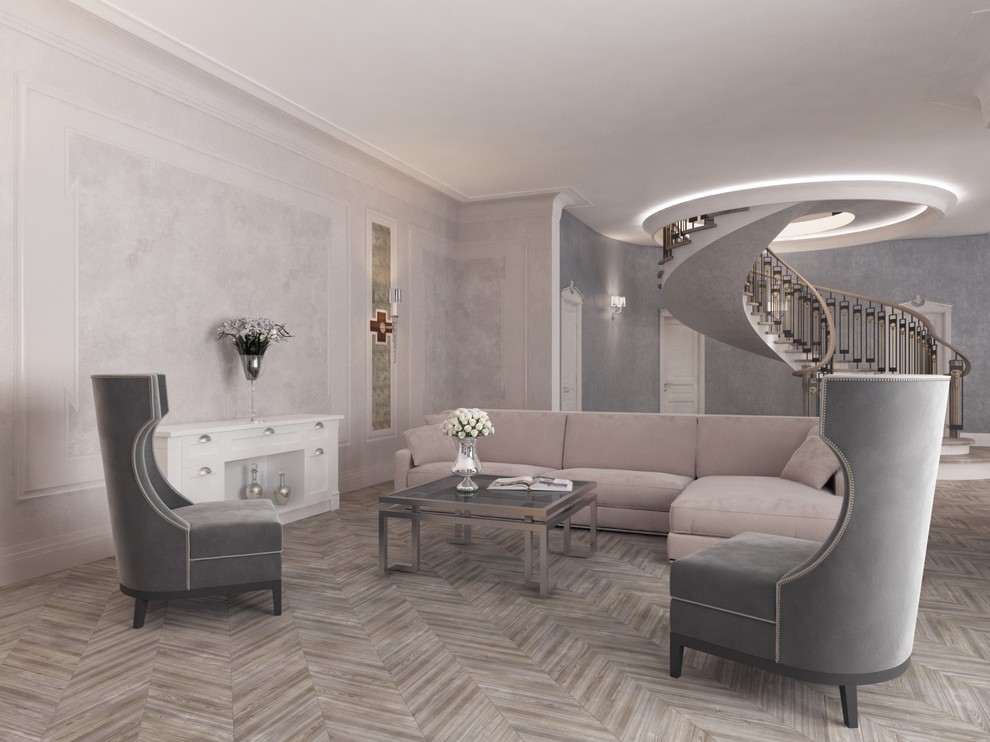 Дизайн коттеджа современная классика (п-ов Пролетарский)