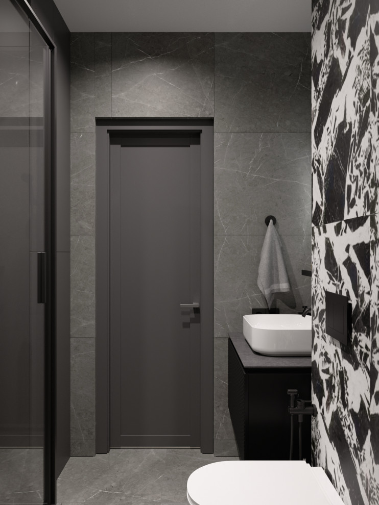 Квартира в Санкт-Петербурге в темных тонах