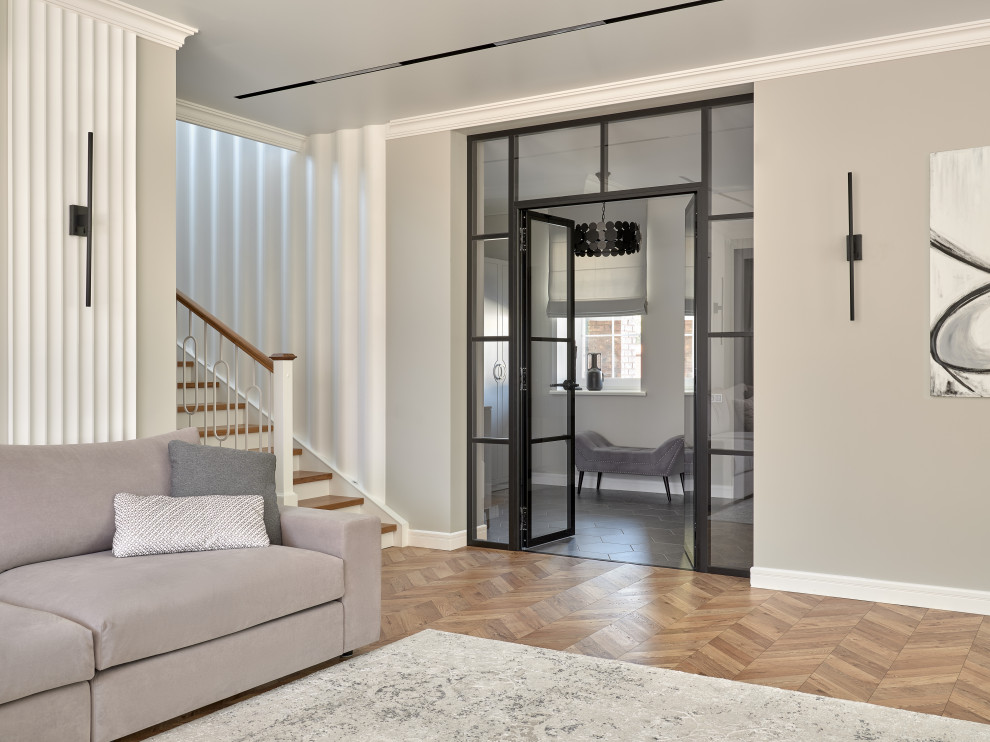 Современный интерьер с нотками классики