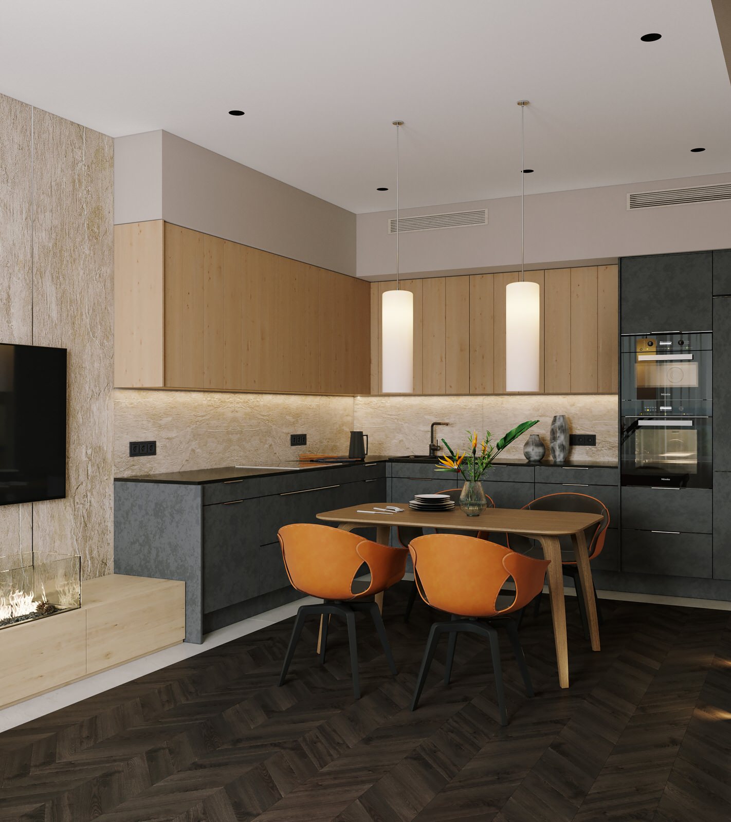 Кухня-гостиная