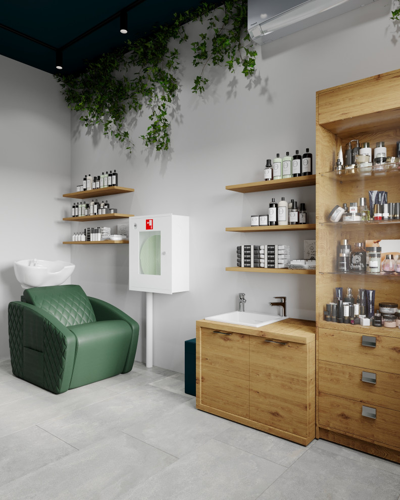 Коммерция. Салон красоты KUTIKULA 105 м². Проект разработан за 1 неделю