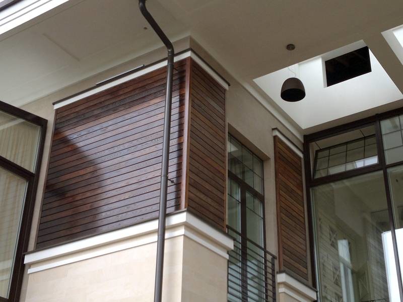 Пример применения планкена из термообработанного ясеня