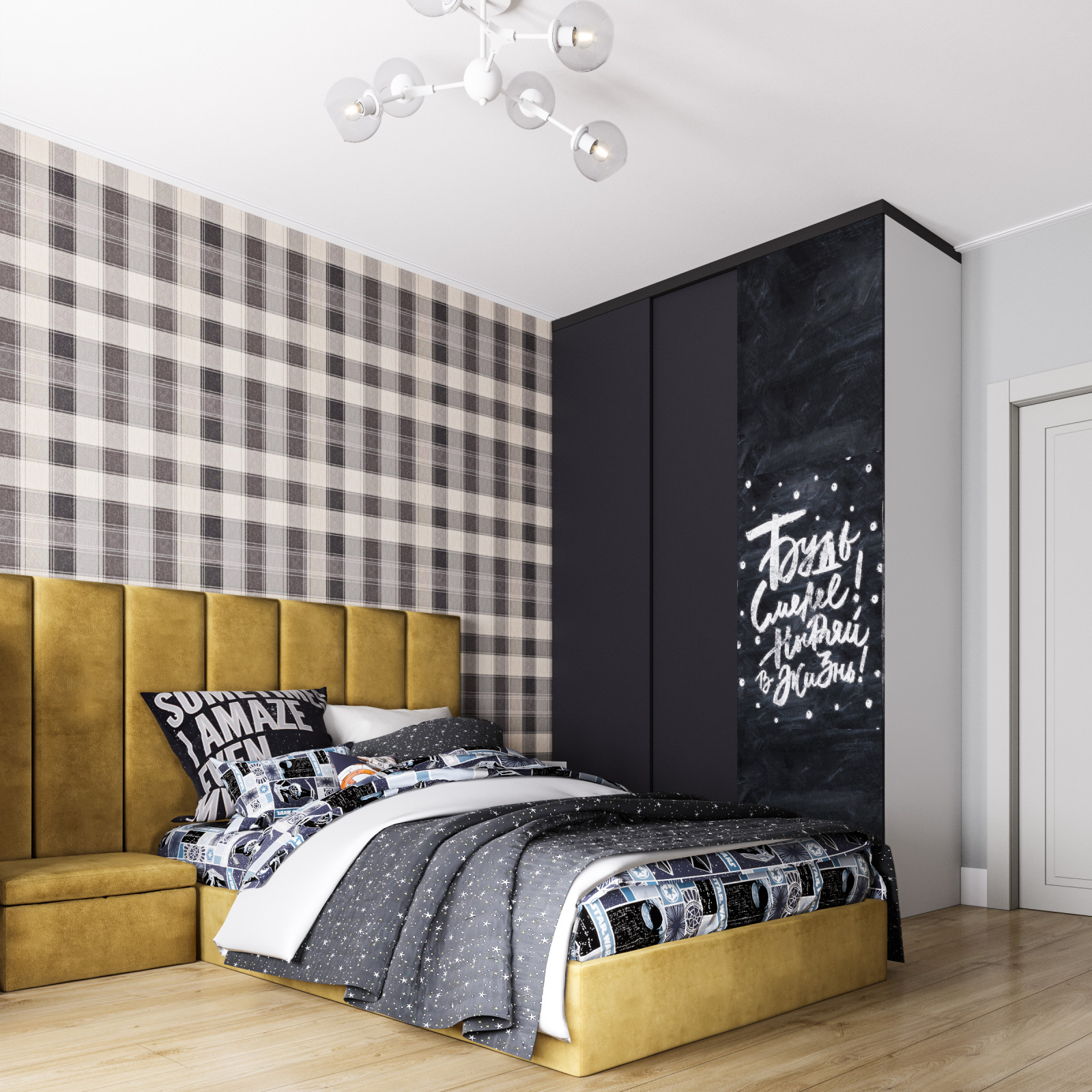 Интерьер квартиры в микрорайоне Преображенский