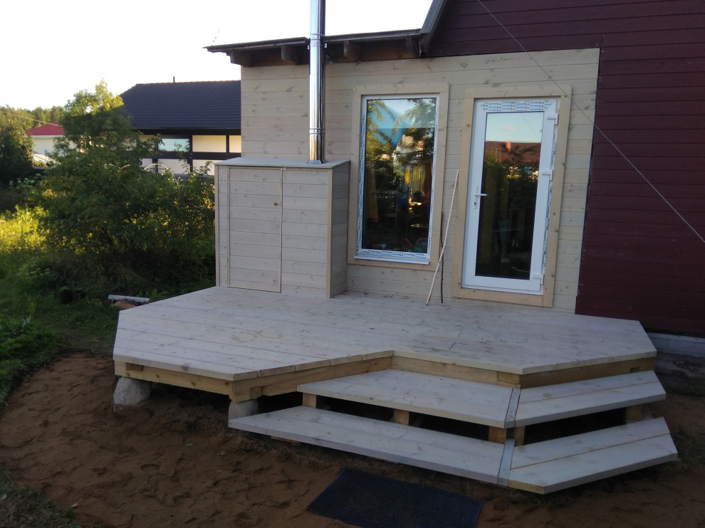 Обложка проекта: Терраса на валунах