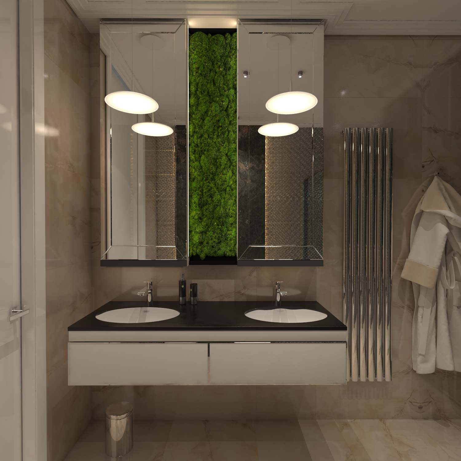 Проект интерьера квартиры в жк "Адмирал" г.Ростов-на-Дону