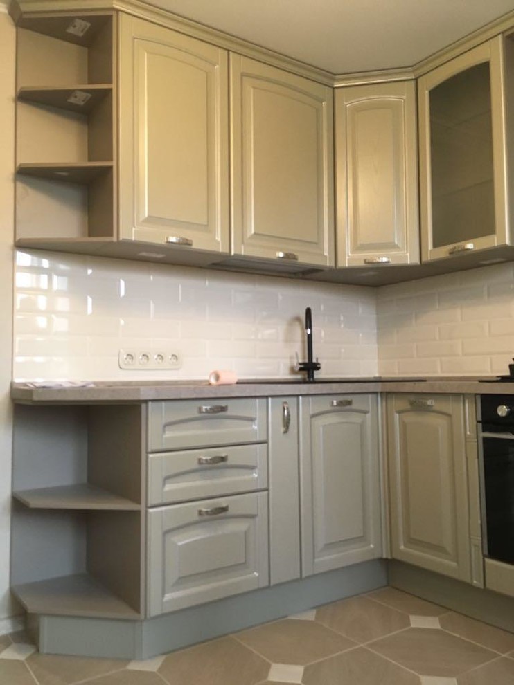 Кухонный гарнитур, зеленый 2