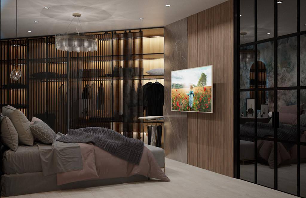 Дизайн проект спальной комнаты