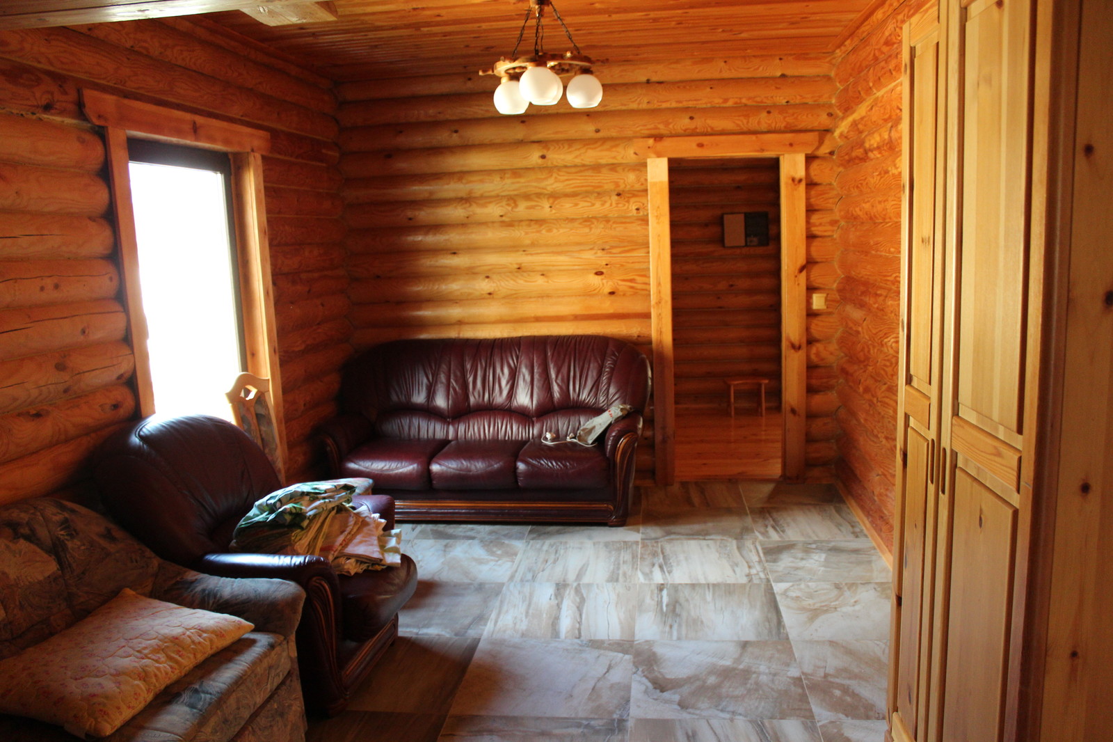 До и после: Бревенчатый дом для зимнего отдыха в Сочи