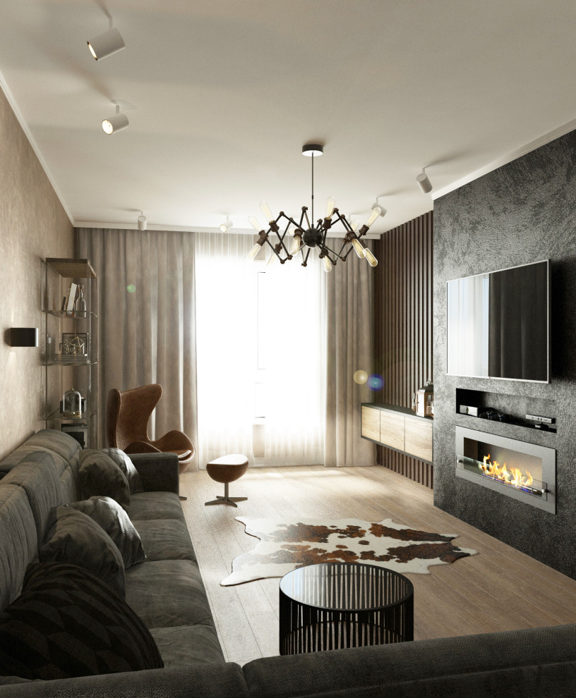 Обложка проекта: Лофт. 121м2